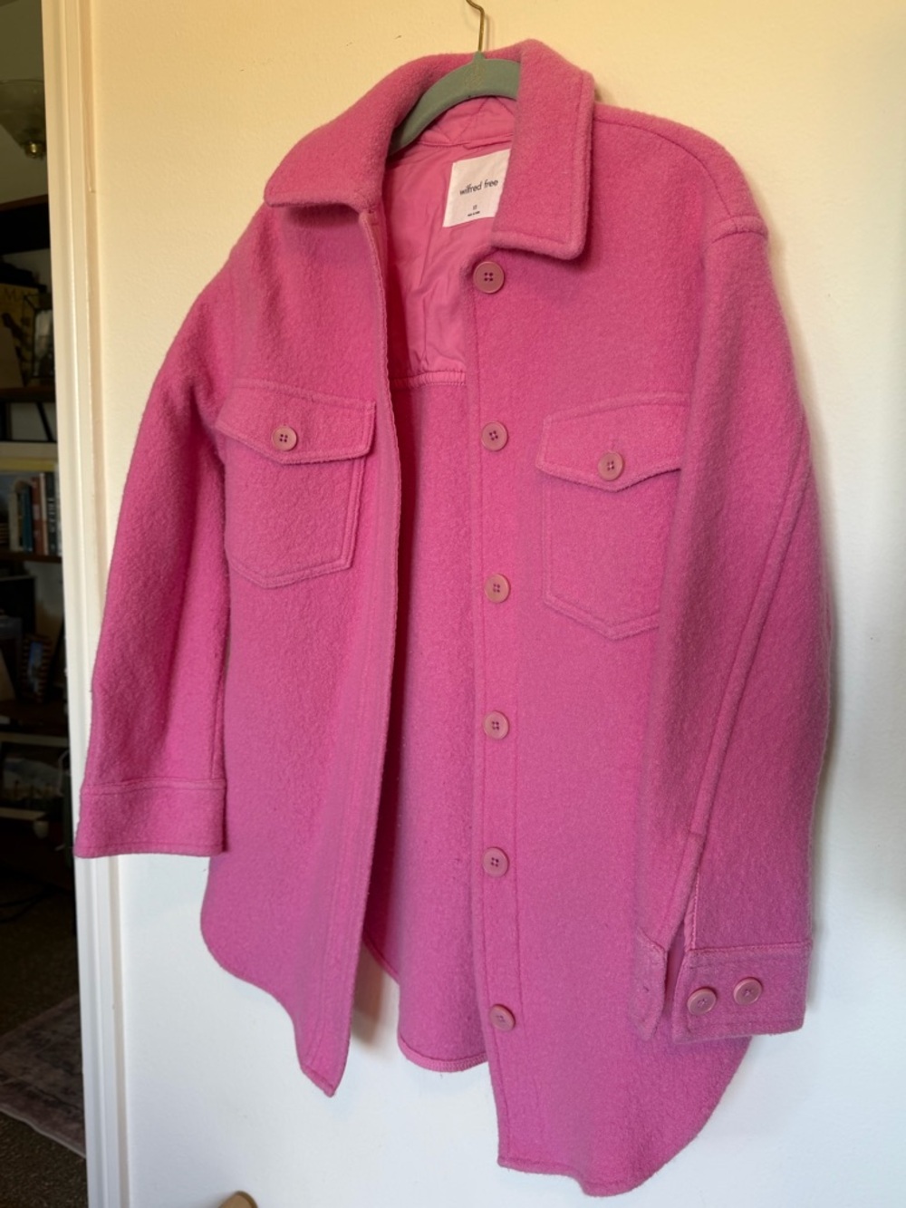 Aritzia Wilfred free the ganna in hot pink